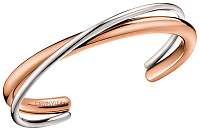 Calvin Klein Pevný bicolor náramok Double KJ8XPF2001 5,8 x 4,6 cm - S