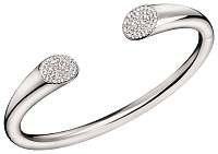 Calvin Klein Pevný oceľový náramok s kryštálmi Brilliant KJ8YMF04010 5,8 x 4,6 cm - S
