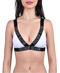 Calvin Klein Plavková podprsenka Plunge Bralette-RP KW0KW00579-143 PVH White S