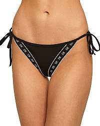 Calvin Klein Plavkové nohavičky Cheeky String Side Tie KW0KW00946-BEH PVH Black M