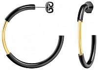 Calvin Klein Polkruhové bicolor náušnice disclose KJ5FBE200100