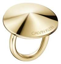 Calvin Klein Pozlátený oceľový prsteň Spinner KJBAJR1002 mm