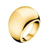 Calvin Klein Pozlátený prsteň Ellipse KJ3QJR1001 mm