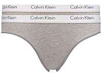 Calvin Klein Sada dámskych nohavičiek Bikini QD3584E -020 Gray S