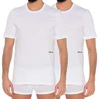 Calvin Klein Sada pánskych tričiek S/S Crew Neck 2pc White L