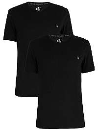 Calvin Klein Sada pánskych trik CK One S / S Crew Neck 2Pk NB2221A -001 Black M