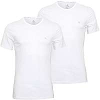 Calvin Klein Sada pánskych trik CK One S / S Crew Neck 2Pk NB2221A -100 White M