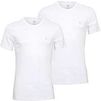 Calvin Klein Sada pánskych trik CK One S / S Crew Neck 2Pk NB2221A -100 White XL