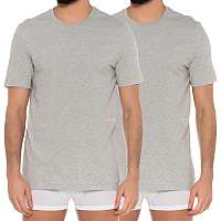 Calvin Klein Sada pánskych trik S/S Crew Neck 2pc Grey Heather M