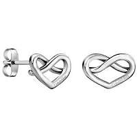 Calvin Klein Srdiečkové oceľové náušnice Charming KJ6BME000100