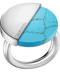 Calvin Klein Štýlový prsteň s tyrkysom Spicy KJ8RLR0401 mm