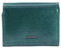 Carmelo Dámska kožená peňaženka 2106G Zelená