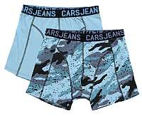 Cars Jeans Sada pánskych boxeriek Boxer 2pack Beat le Grey Blue57971 XXL