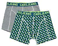 Cars Jeans Sada pánskych boxeriek Boxer 2pack Beat le Grey Melee57953 L