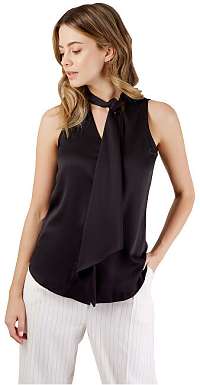 Closet London Dámska blúzka Closet Sleeveless Pussy Bow Blouse Black M