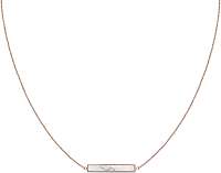 Cluse Bronzový náhrdelník s mramorovaným príveskom CLJ20009