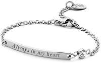 CO88 Oceľový náramok Always in my heart 860-180-090135-0000
