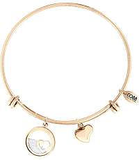 CO88 Oceľový náramok so srdiečkami 860-180-012067-0000