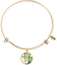 CO88 Pozlátený oceľový náramok s rozkvitnutým príveskom 860-180-011029-0000