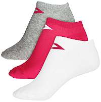 Converse 3 PACK - dámske ponožky Pink / White / Lt Grey-38