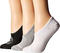 Converse Bale nej 3ks ponožiek Converse Women`s MFC OX AW25 Black White LGH-42