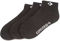 Converse Balenej 3ks pánskych ponožiek 3PP Converse Men’s Mesh Logo 144N-Low Cut Black/White X 3-46