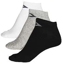 Converse Balenej 3ks ponožiek 3PP Converse Basic Men low cut, flat knit Mid Grey/Black/White-42