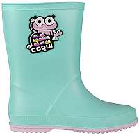 Coqui Detské gumáky Rainy Mint/Candy Pink 8505-100-4441