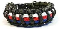 Cordell Paracord náramok Solomon trikolóry XL ( 20 - 21 cm )