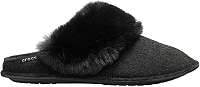 Crocs Dámske šľapky Clasic Luxe Slipper Black 205394-001-39