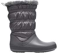 Crocs Dámske snehule Crocband Winter Boot Charcoal 205314-025-42