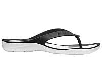 Crocs Dámske žabky Swiftwater Fliw W Black/White 204974-066-38