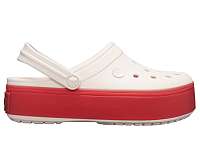 Crocs Šľapky Crocband Platform Clog Barely Pink/Pepper 205434-6QB-43