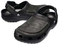Crocs Šľapky Yukon Vista Flat Black/Black 205177-060-42