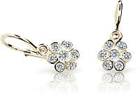 Cutie Jewellery Detské náušnice C1737-10-X-1 světle zelená