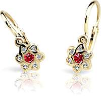 Cutie Jewellery Detské náušnice C2149-10-X-1 bílá