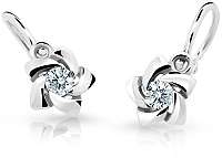 Cutie Jewellery Detské náušnice s dizajnom ružičiek C2201-10-X-2 červená