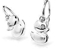 Cutie Jewellery Detské náušnice z bieleho zlata C1954-10-10-X-2