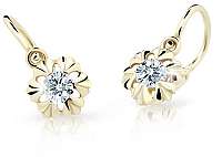 Cutie Jewellery Zlaté detské náušnice C2213-10-X-1 růžová