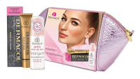 Dermacol Satin podklad pod make-up ml + make-up Cover SPF30 g + kozmetická taštička darčeková sada