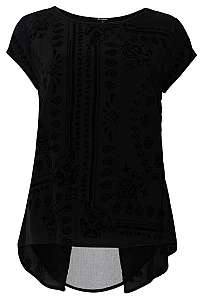 Desigual Dámska blúzka Blus Muih Negro 19WWBW42 2000 XL