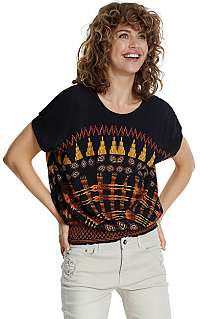 Desigual Dámska blúzka Blus Napoles Negro 20SWBW20 2000 XL