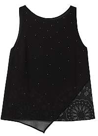 Desigual Dámska blúzka Blus Sylvie Negro 19WWBW24 2000 XL