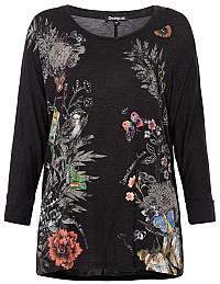 Desigual Dámska blúzka TS Keila Gris Vigor Oscuro 19WWTK65 2043 S