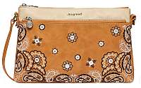 Desigual Dámska crossbody kabelka Bols Bandana Explo sive Durban Marron 20SAXPB8 6000