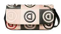 Desigual Dámska crossbody kabelka Bols Logo Patch Zuri ch Beige 20SAXPAS 6008