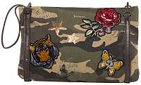 Desigual Dámska crossbody kabelka Mone Always Macau Verde Mili tar 18WAYF2003
