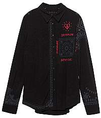 Desigual Dámska košeľa Cam Sally Negro 19WWCW09 2000 XS