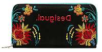 Desigual Dámska peňaženka Mone Adaggio Zip Around Negro 20SAYP16 2000
