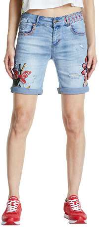 Desigual Dámske kraťasy Denim Bonham Jeans Claro 20SWDD4807